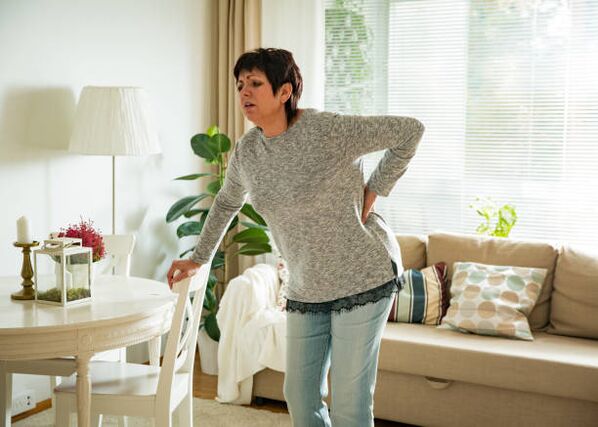 osteocondrosi in una donna